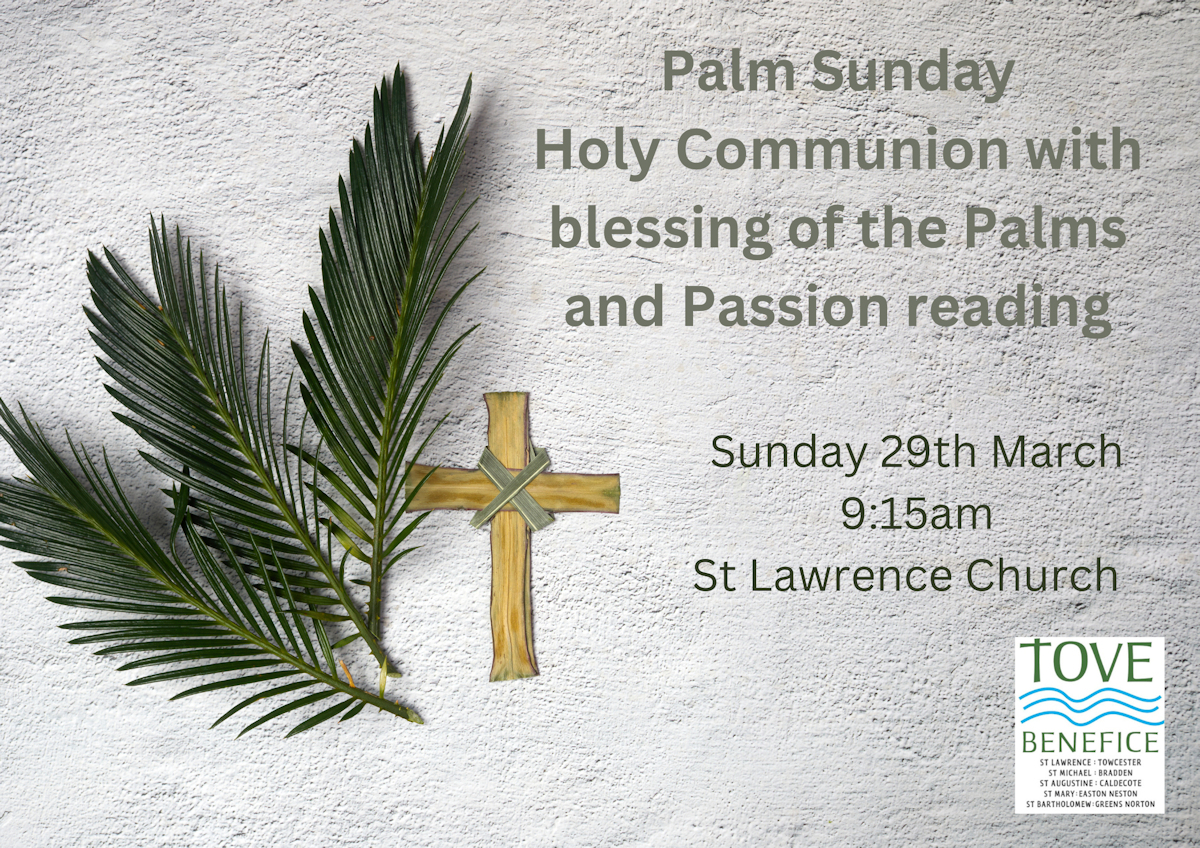 Palm Sunday in the Tove Benefice