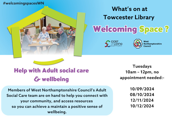 Welcoming Space in the Towcester Library