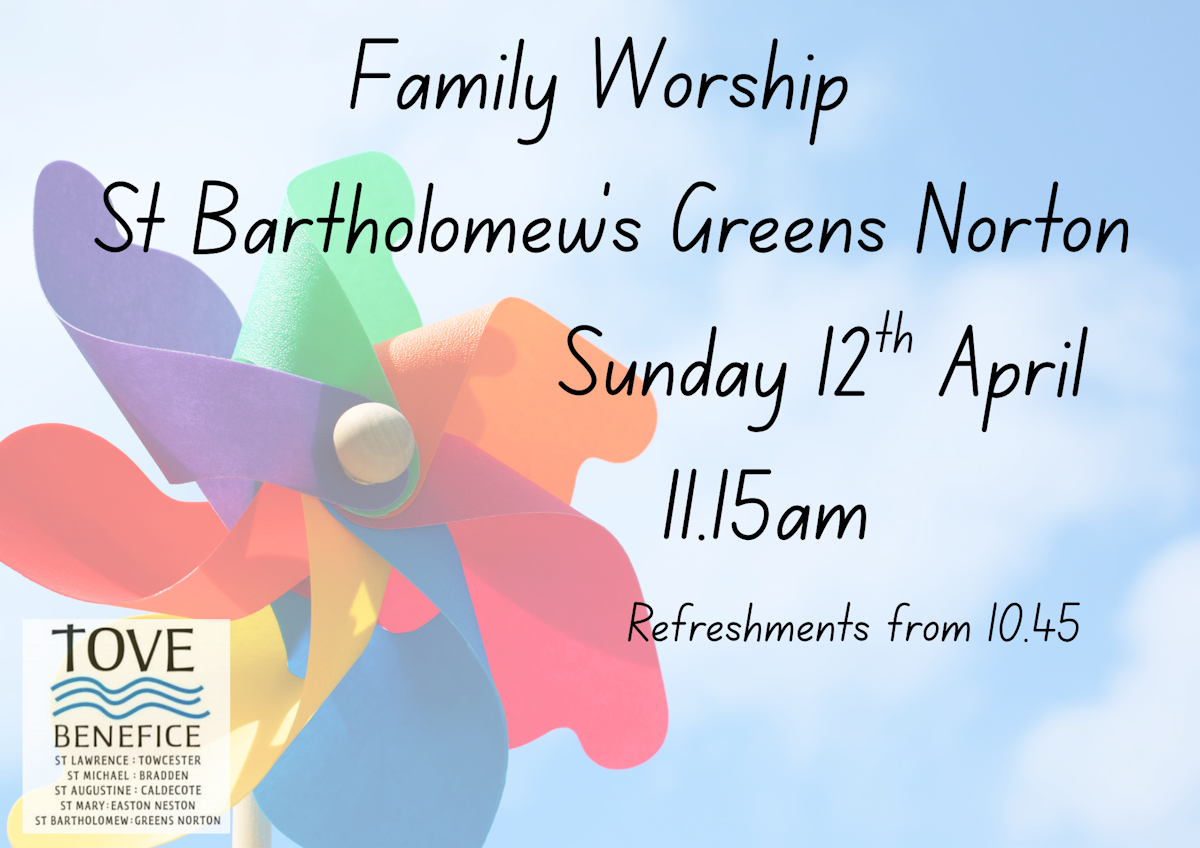 Forthcoming Events in the Tove Benefice