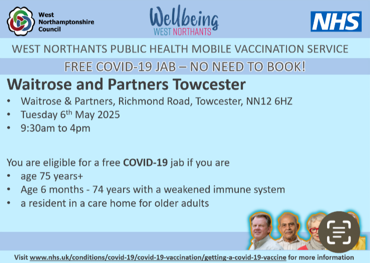 NHS Covid Vaccination in Towcester
